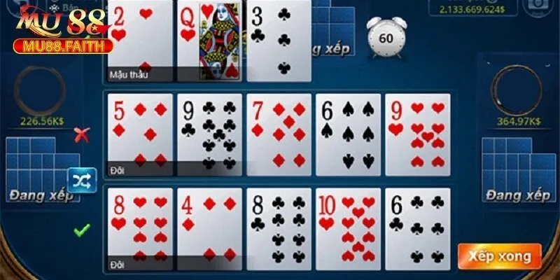 Một vài lưu ý khi chơi Mậu Binh người mới cần biết